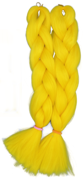 yellow braids